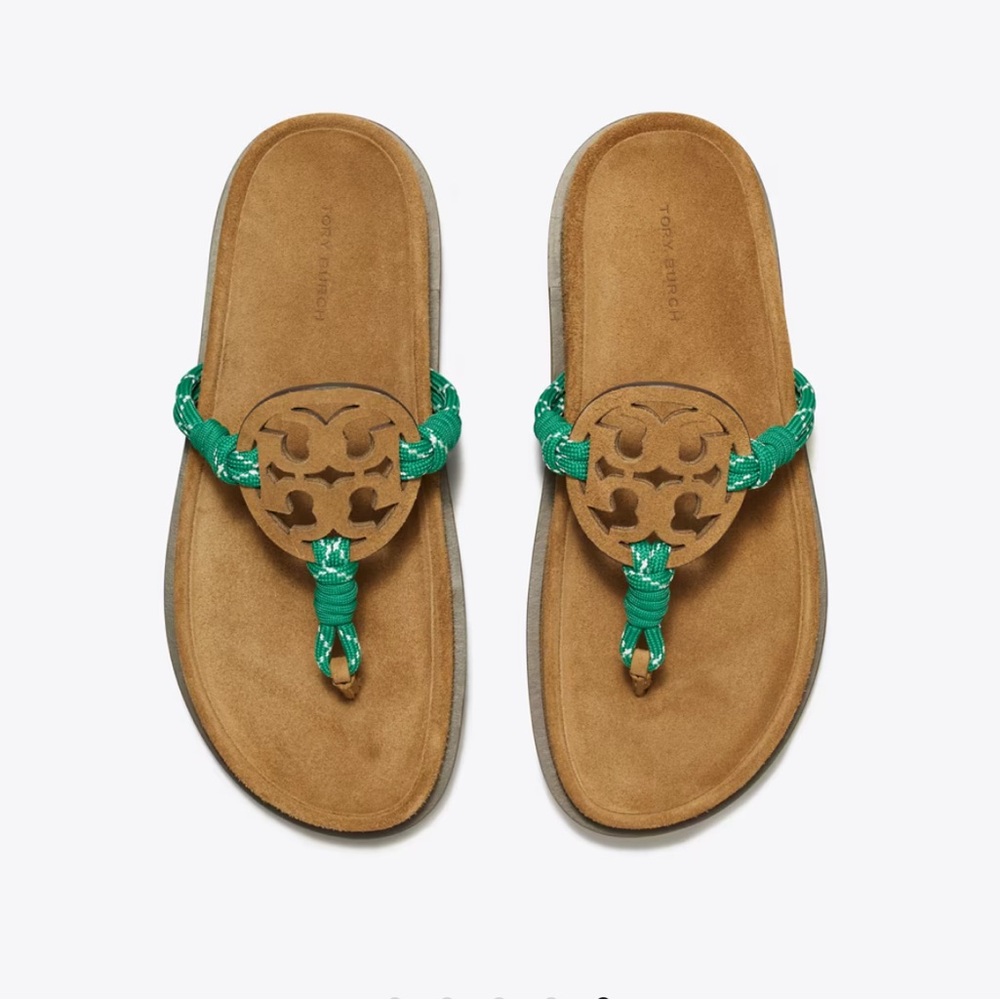 Tory Burch Women's Miller Rope Sandals Size 9 NEW